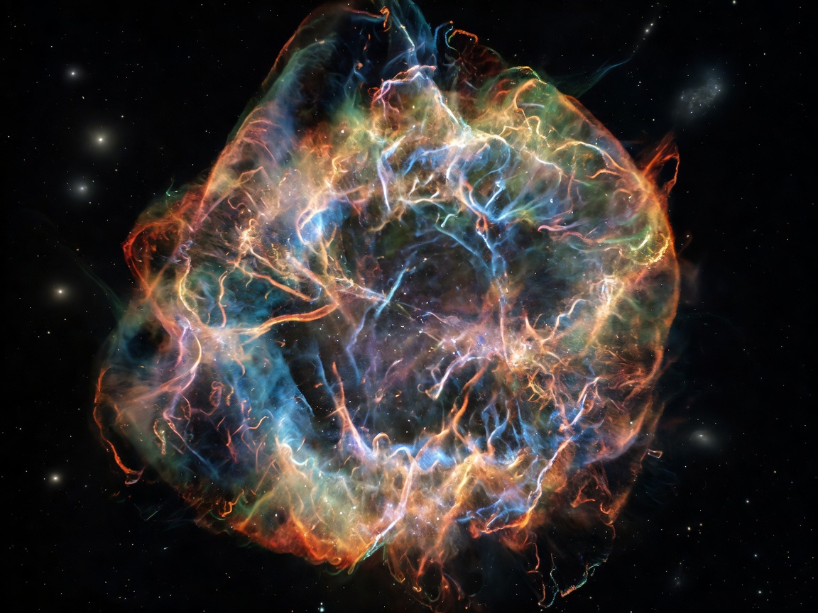 Supernova Remnant Expanding in Deep Space