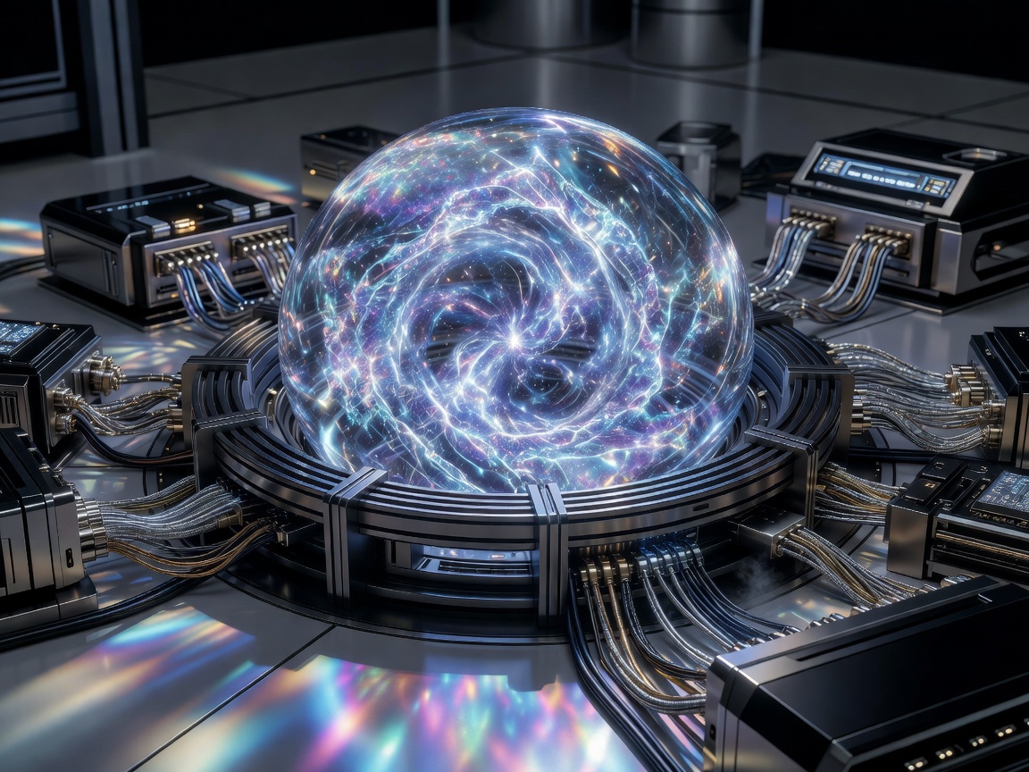 Glowing Quantum Hyperdrive Core Technology